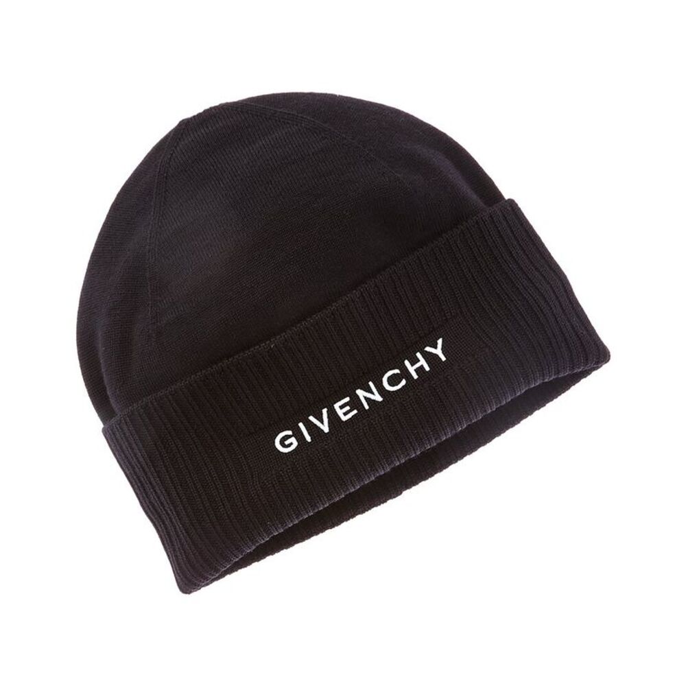 Givenchy 4G Wool Beanie, Black